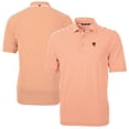 thumbnail image 1 of Men's Cutter & Buck  Orange Auburn Tigers  Virtue Eco Pique Stripe Recycled Polo, 1 of 3