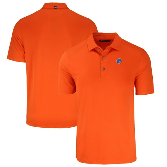 Men's Cutter & Buck Orange Boise State Broncos Big & Tall Forge Eco Stretch Recycled Polo
