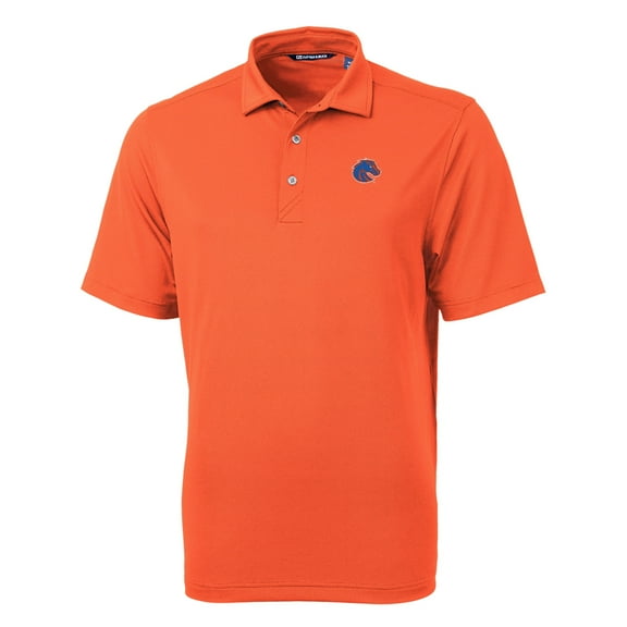 Men's Cutter & Buck Orange Boise State Broncos Big & Tall Virtue Eco Pique Recycled Polo