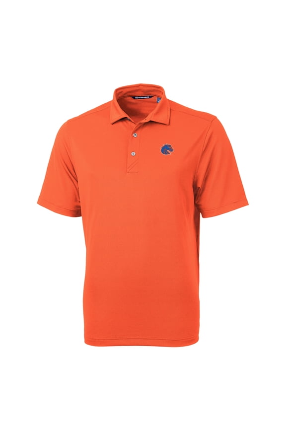 Men's Cutter & Buck Orange Boise State Broncos Big & Tall Virtue Eco Pique Recycled Polo