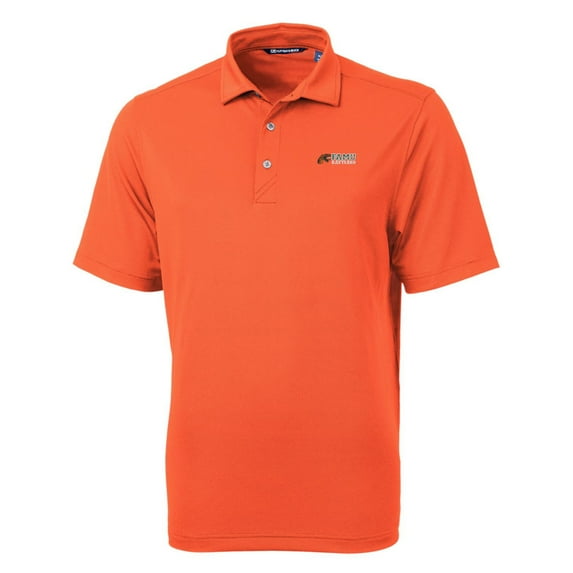 Men's Cutter & Buck Orange Florida A&M Rattlers Big & Tall Virtue Eco Pique Recycled Polo