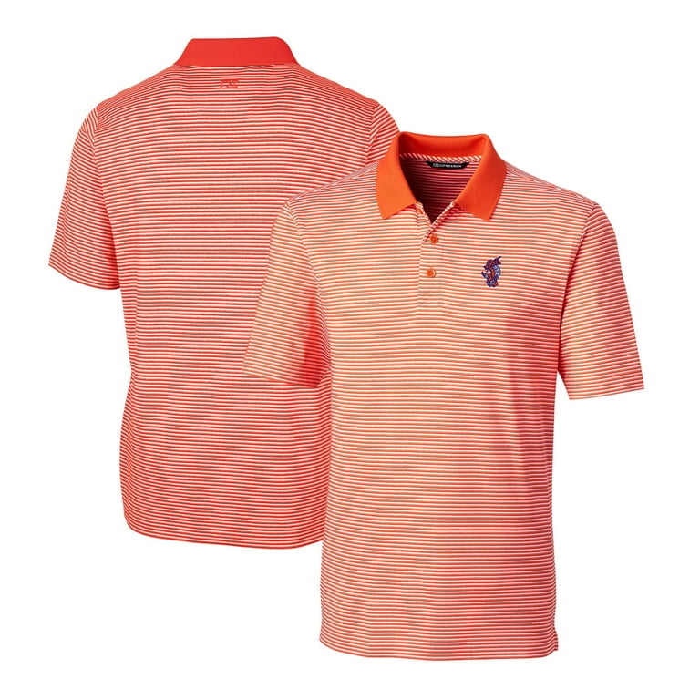 Men s Cutter Buck Orange Florida Gators Swinging Gator Big Tall Forge Stretch Polo Walmart