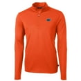 thumbnail image 1 of Men's Cutter & Buck Orange Florida Gators Virtue Eco Pique Recycled Quarter-Zip Jacket, 1 of 1