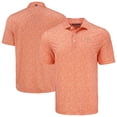 thumbnail image 1 of Men's Cutter & Buck Orange Houston Astros Pike Eco Flora Print Recycled Polo, 1 of 3
