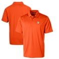 thumbnail image 1 of Men's Cutter & Buck Orange Miami Dolphins Throwback Logo Big & Tall Prospect Textured Stretch Polo, 1 of 3
