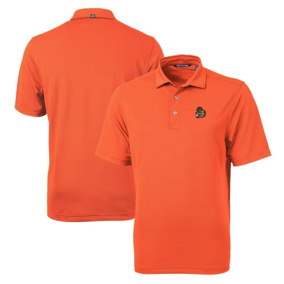 Men's Cutter & Buck Orange Oregon State Beavers Team Big & Tall Virtue Eco Pique Recycled Polo