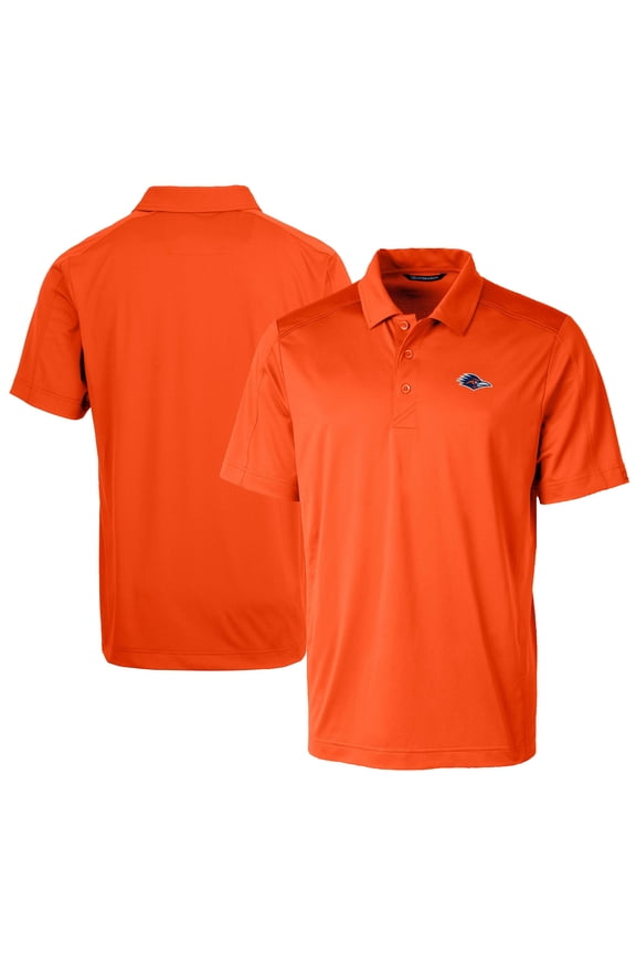 Men's Cutter & Buck Orange UTSA Roadrunners Big & Tall Prospect Textured Stretch DryTec Polo
