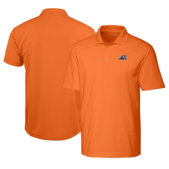 Men's Cutter & Buck Orange West Michigan Whitecaps Clique Spin Eco Performance Pique Polo