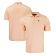 thumbnail image 1 of Men's Cutter & Buck Orange/White Houston Astros Pike Eco Symmetry Print Stretch Recycled Polo, 1 of 3