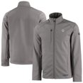 thumbnail image 1 of Men's Cutter & Buck Pewter San Francisco Giants Evoke Eco Softshell Recycled Full-Zip Jacket, 1 of 3