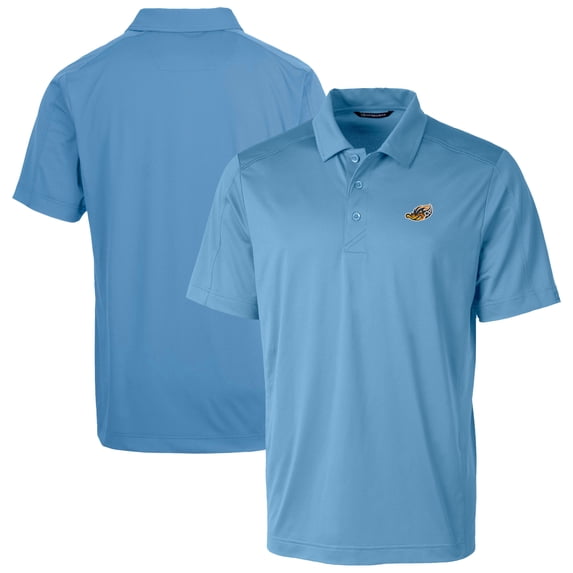 Men's Cutter & Buck Powder Blue Akron RubberDucks Big & Tall Prospect Textured Stretch Polo
