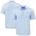 thumbnail image 1 of Men's Cutter & Buck  Powder Blue Cleveland Browns Pike Eco Flora Print Recycled Polo, 1 of 3