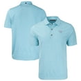 thumbnail image 1 of Men's Cutter & Buck  Powder Blue Jacksonville Jaguars Forge Eco Heather Stripe Stretch Recycled Big & Tall Polo, 1 of 3