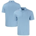 thumbnail image 1 of Men's Cutter & Buck Powder Blue New England Patriots Forge Eco Double Stripe Stretch Recycled Big & Tall Polo, 1 of 3
