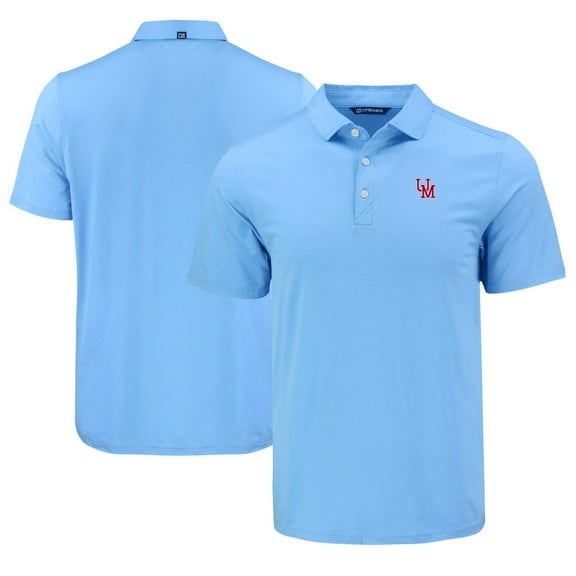 Men's Cutter & Buck Powder Blue Ole Miss Rebels Coastline Epic Comfort Eco Recycled Polo