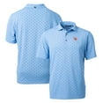 thumbnail image 1 of Men's Cutter & Buck Powder Blue Ole Miss Rebels Virtue Eco Pique Tile Recycled Polo, 1 of 3