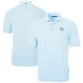 thumbnail image 1 of Men's Cutter & Buck  Powder Blue San Francisco 49ers Virtue Eco Pique Stripe Recycled Big & Tall Polo, 1 of 3