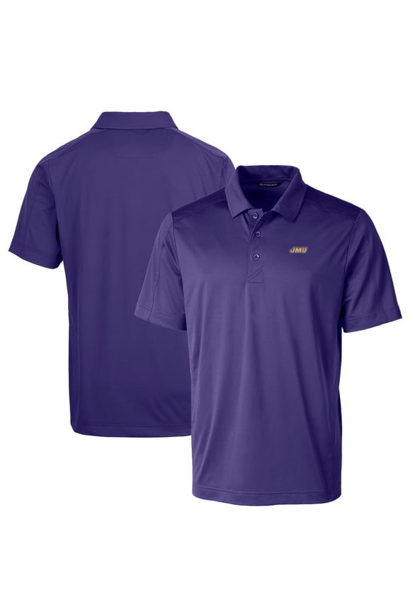 Men's Cutter & Buck Purple James Madison Dukes Big & Tall Prospect Textured Stretch Polo