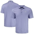 thumbnail image 1 of Men's Cutter & Buck  Purple Miami Dolphins Pike Eco Shadow Check Print Recycled Polo, 1 of 3