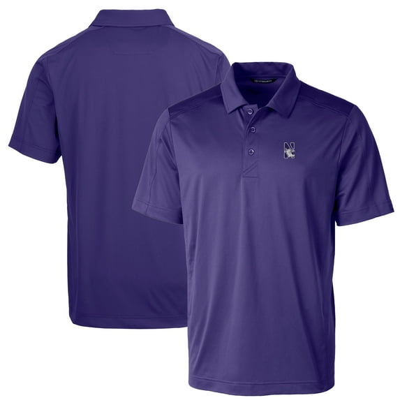 Men's Cutter & Buck Purple Northwestern Wildcats Big & Tall Prospect Textured Stretch Polo