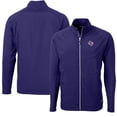 thumbnail image 1 of Men's Cutter & Buck Purple Stephen F Austin Lumberjacks Adapt Eco Knit Hybrid Recycled Full-Zip Jacket, 1 of 3