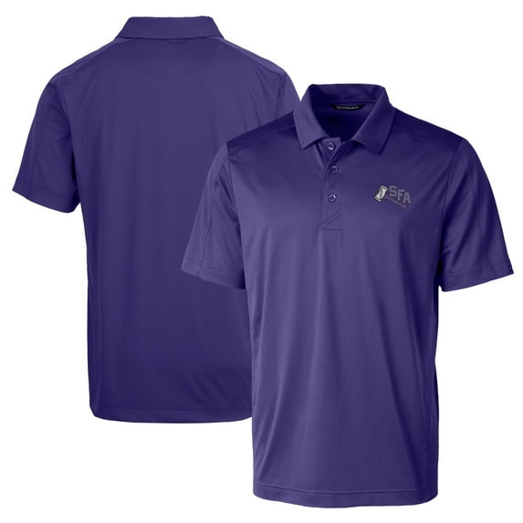 Men's Cutter & Buck Purple Stephen F Austin Lumberjacks Team Logo Big & Tall Prospect Textured Stretch Polo