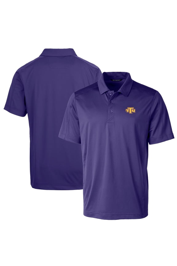 Men's Cutter & Buck Purple Tennessee Tech Golden Eagles Big & Tall Prospect Textured Stretch Polo