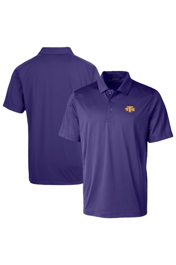Men's Cutter & Buck Purple Tennessee Tech Golden Eagles Prospect Eco Textured Stretch Recycled Polo