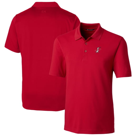 Men's Cutter & Buck Red Albuquerque Isotopes Big & Tall DryTec Forge Stretch Polo