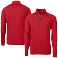 thumbnail image 1 of Men's Cutter & Buck Red Arizona Cardinals  Adapt Eco DryTec Raglan Quarter-Zip Jacket, 1 of 3
