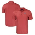 thumbnail image 1 of Men's Cutter & Buck Red Arizona Wildcats Pike Eco Tonal Geo Print Stretch Recycled Polo, 1 of 3