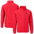 thumbnail image 1 of Men's Cutter & Buck Red Binghamton Rumble Ponies Big & Tall Charter Eco Knit Recycled Full-Zip Jacket, 1 of 3