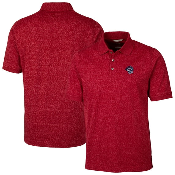 Men's Cutter & Buck Red Binghamton Rumble Ponies Big & Tall DryTec Advantage Tri-Blend Space Dye Polo