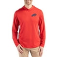 thumbnail image 1 of Men's Cutter & Buck Red Buffalo Bills Americana Coastline Epic Comfort Eco Recycled Long Sleeve Hoodie T-Shirt, 1 of 2