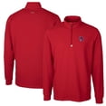 thumbnail image 1 of Men's Cutter & Buck Red Buffalo Bisons Traverse Stretch Quarter-Zip Pullover Top, 1 of 3