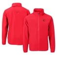 thumbnail image 1 of Men's Cutter & Buck Red Cincinnati Reds City Connect Charter Eco Recycled Full-Zip Jacket, 1 of 3