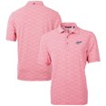 thumbnail image 1 of Men's Cutter & Buck  Red Dayton Flyers Vault DryTec Virtue Eco Pique Botanical Print Recycled Polo, 1 of 3