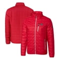 thumbnail image 1 of Men's Cutter & Buck Red Gwinnett Stripers Rainier PrimaLoft Big & Tall Eco Insulated Full-Zip Puffer Jacket, 1 of 3