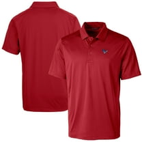 Men's Cutter & Buck Red Houston Texans Americana Big & Tall Prospect Textured Stretch Polo