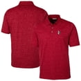 thumbnail image 1 of Men's Cutter & Buck Red Indianapolis Indians Big & Tall DryTec Advantage Tri-Blend Space Dye Polo, 1 of 3