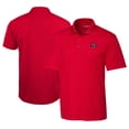thumbnail image 1 of Men's Cutter & Buck  Red Jacksonville Jumbo Shrimp  Clique Spin Eco Performance Pique Polo, 1 of 3