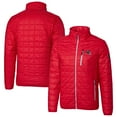 thumbnail image 1 of Men's Cutter & Buck  Red Kansas City Chiefs Helmet Rainier PrimaLoft Eco Insulated Full-Zip Puffer Jacket, 1 of 3