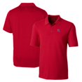 thumbnail image 1 of Men's Cutter & Buck Red Louisiana Tech Bulldogs Big & Tall Forge Stretch Polo, 1 of 3