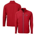 thumbnail image 1 of Men's Cutter & Buck Red NC State Wolfpack Adapt Eco Knit Hybrid Recycled Full-Zip Jacket, 1 of 3
