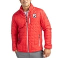 thumbnail image 1 of Men's-Cutter & Buck  Red NC State Wolfpack Rainier Eco Insulated PrimaLoft Full-Zip Puffer Jacket, 1 of 2