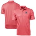 thumbnail image 1 of Men's Cutter & Buck Red Nashville Sounds Pike Banner Print Stretch Polo, 1 of 3
