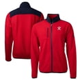 thumbnail image 1 of Men's Cutter & Buck Red/Navy Tacoma Rainiers Big & Tall Cascade Eco Sherpa Fleece Full-Zip Jacket, 1 of 3