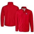 thumbnail image 1 of Men's Cutter & Buck Red New Hampshire Fisher Cats Clique Trail Eco Stretch Softshell Full-Zip Jacket, 1 of 3