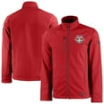 thumbnail image 1 of Men's-Cutter & Buck  Red New York Red Bulls Evoke Eco Softshell Recycled Full-Zip Jacket, 1 of 3