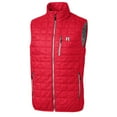 thumbnail image 1 of Men's Cutter & Buck Red Rutgers Scarlet Knights Rainier Full-Zip Vest, 1 of 1